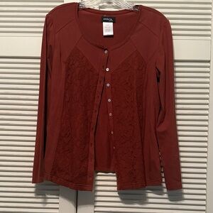 AMBRIA Sweater/Tank Twinset Set